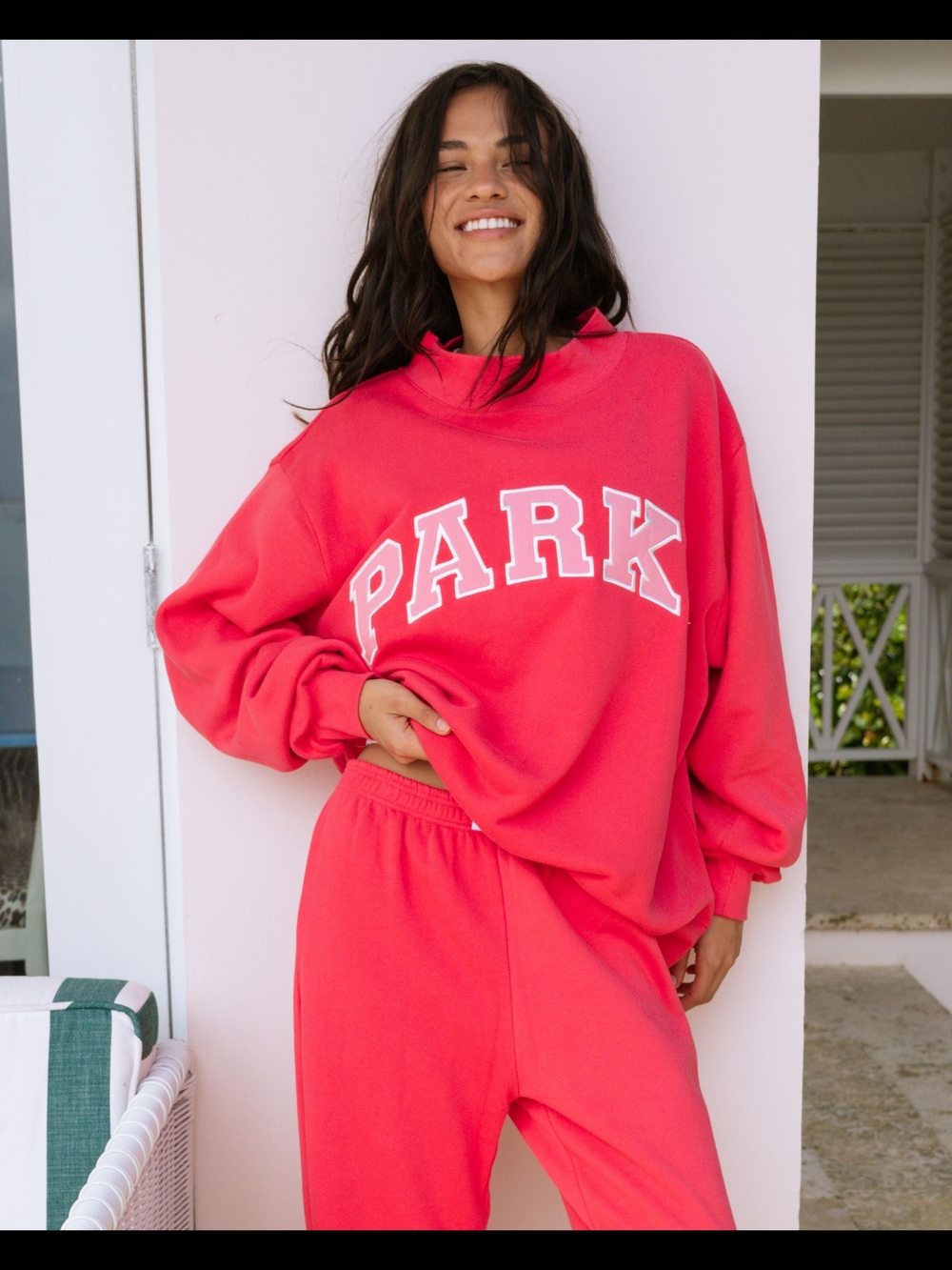 Parke FLAMINGO Heritage Mockneck Sweatshirt SOLD OUT L/XL